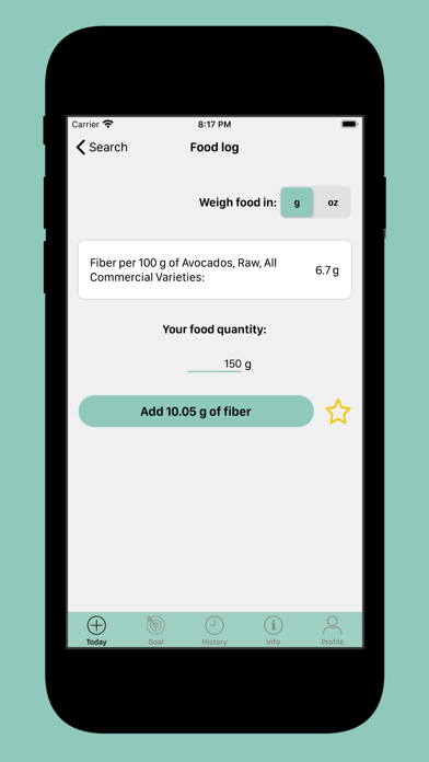 DailyFiber Screenshot