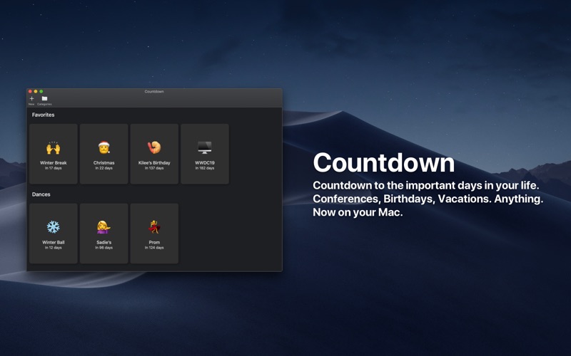 Screenshot #1 pour Countdown!