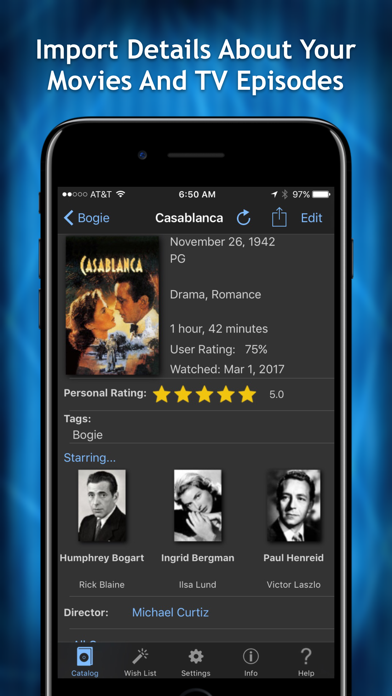 Movielogue Screenshot 1 - AppWisp.com Movielogue Screenshot 1 - AppWisp.com