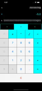 Mini: Hex Dec Bin Calculator screenshot #2 for iPhone