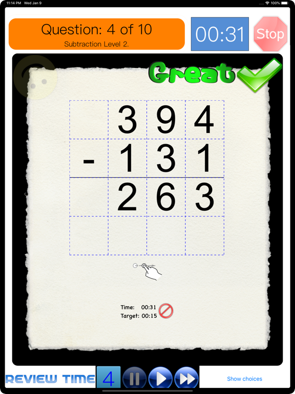 Screenshot #5 pour Benkyou Math: Grade 3