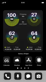 battery widget & color widgets iphone screenshot 2