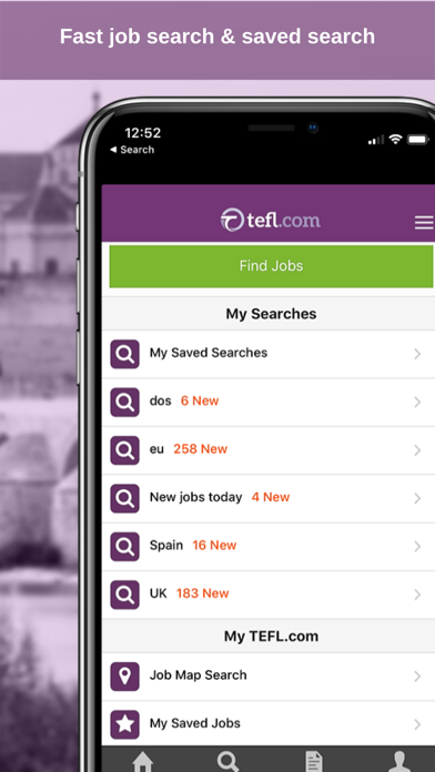 Job Search TEFL.com Screenshot