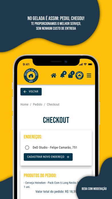 Gelada Em Casa APP Screenshot