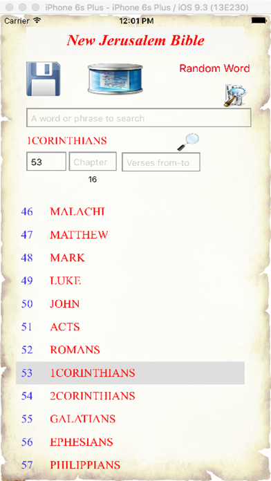 Screenshot #1 pour New Jerusalem Bible