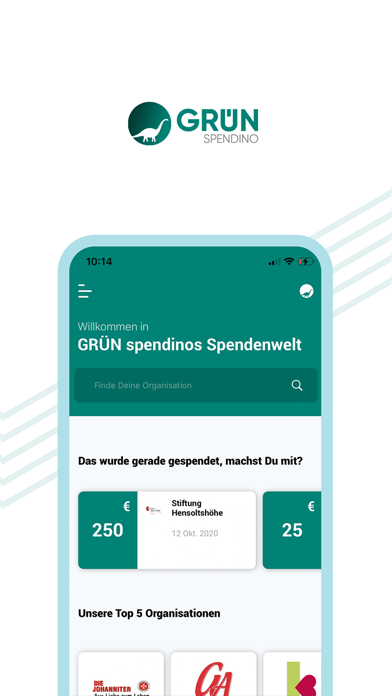 Spendino Spenden Screenshot