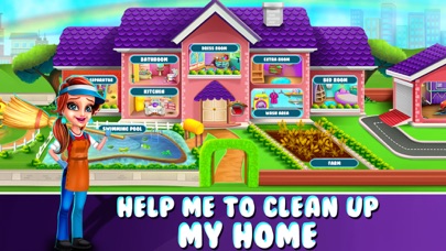 Tidy Girl House Cleaning Game Screenshot