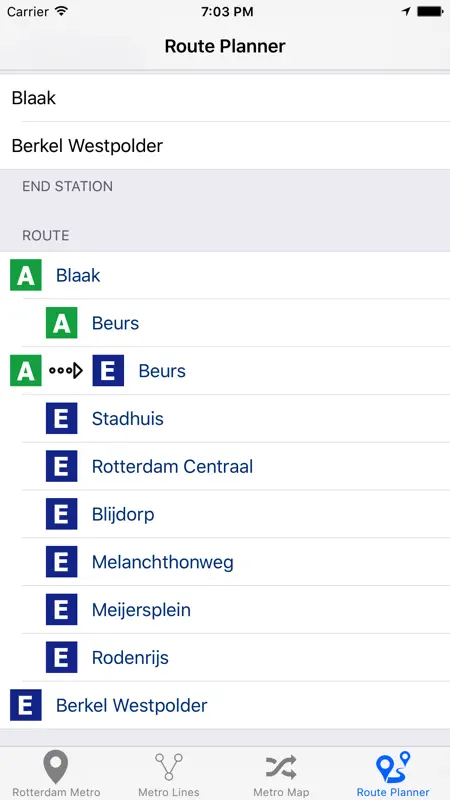Rotterdam Metro screenshot 2 of 5