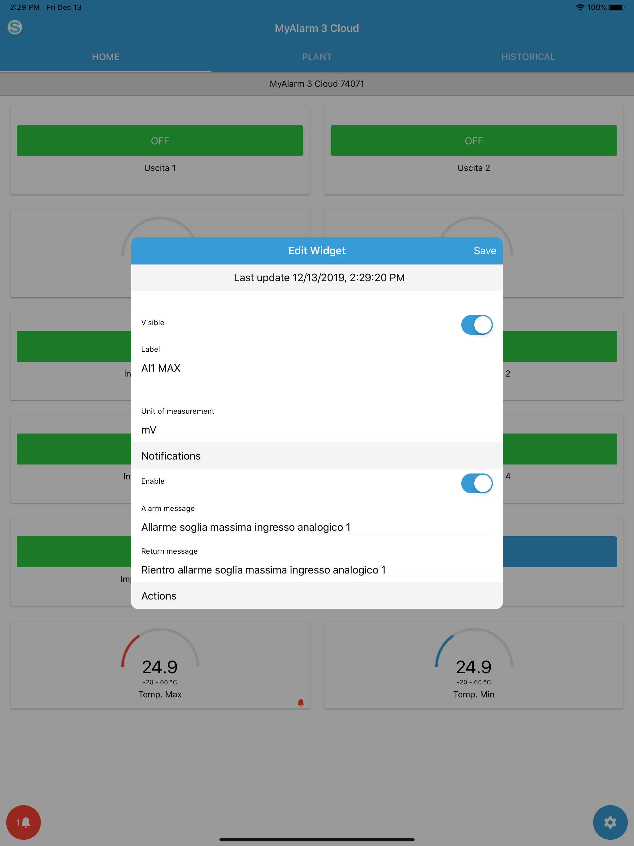 MyAlarm3 Cloud screenshot 10