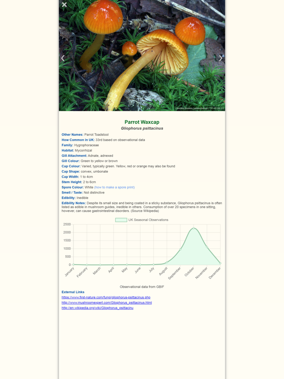 Shroomify - Mushroom ID USA iPad screenshot 4 - Education app