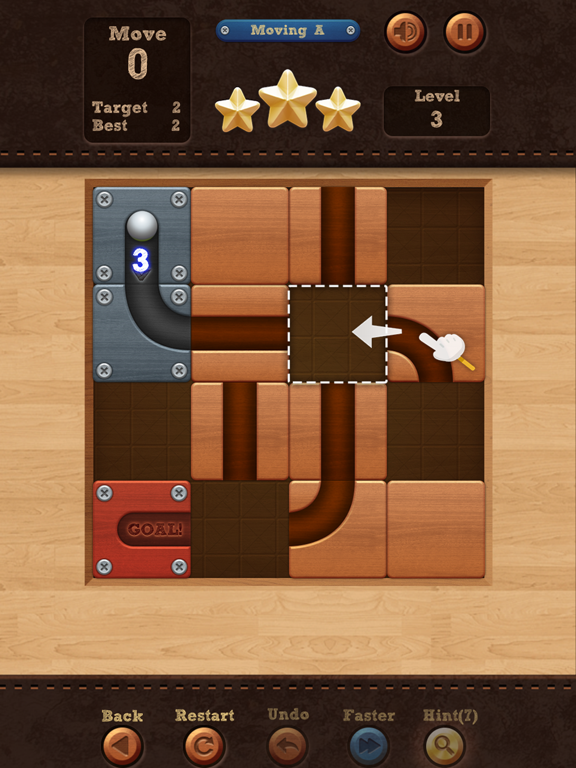 Screenshot #2 for Roll the Ball® - slide puzzle