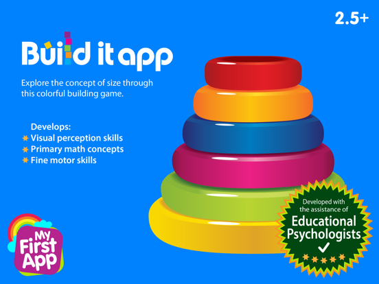 Build It Up - for toddlers iPad app afbeelding 1