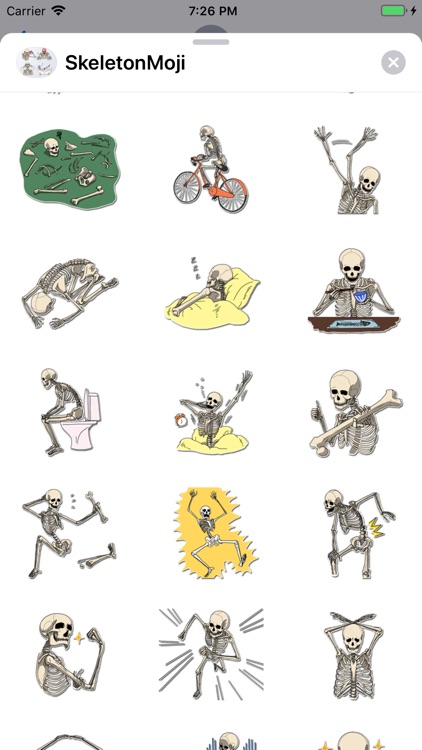 SkeletonMoji - Scary Emojis