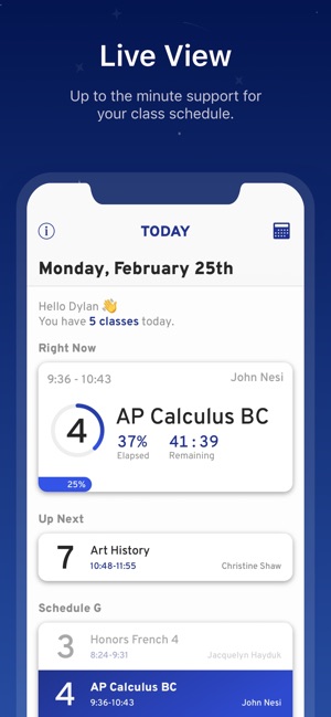 Saturn - School Scheduling