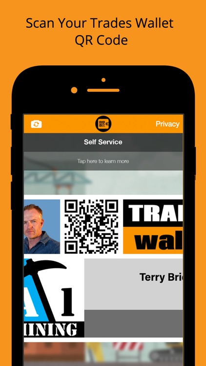 Trades Wallet Self Service