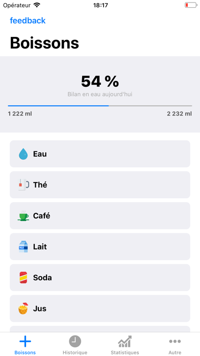 Screenshot #1 pour Balance des eaux - Rappel