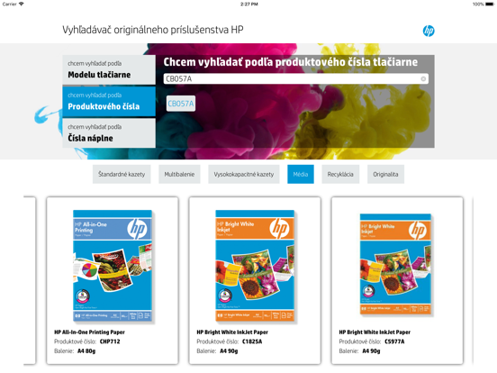 HPSuppliesFinder app screenshot 3