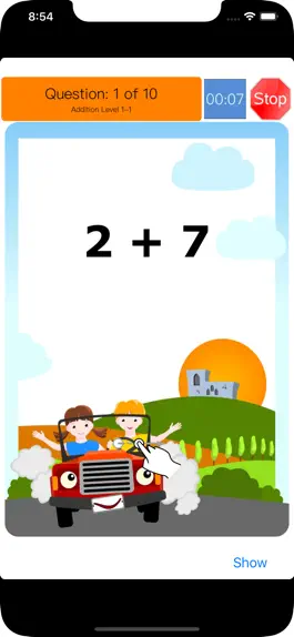Game screenshot Benkyou Math: Grade 1 apk