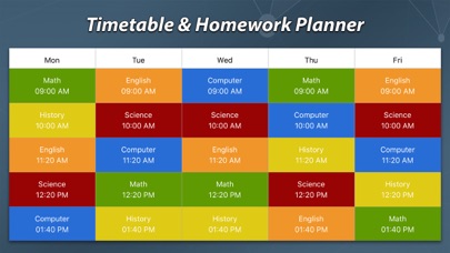 Timetable & Homework Plannerのおすすめ画像1