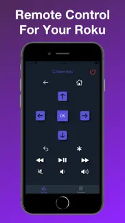 tv remote control for roku iphone screenshot 1