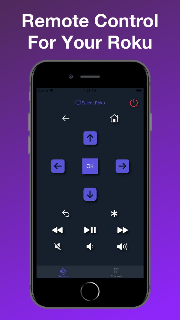 TV Remote Control For Roku