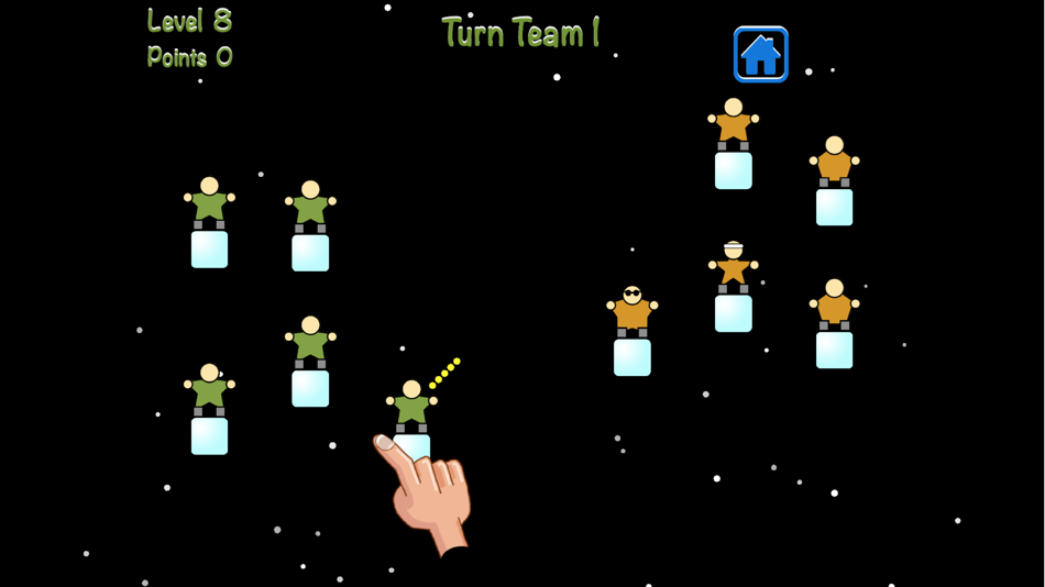 #1. Snowball Battles for 2 players (iOS) 由: David Herrera Solas