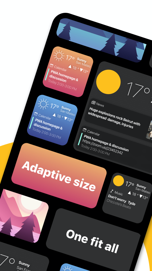 #1. Tday Widget - Weather, News (iOS) Podle: Touchberry
