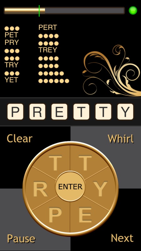 Whirly Word SE screenshot 1