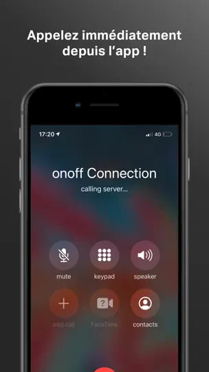 Capture d'écran de Onoff Business sur iPhone 2
