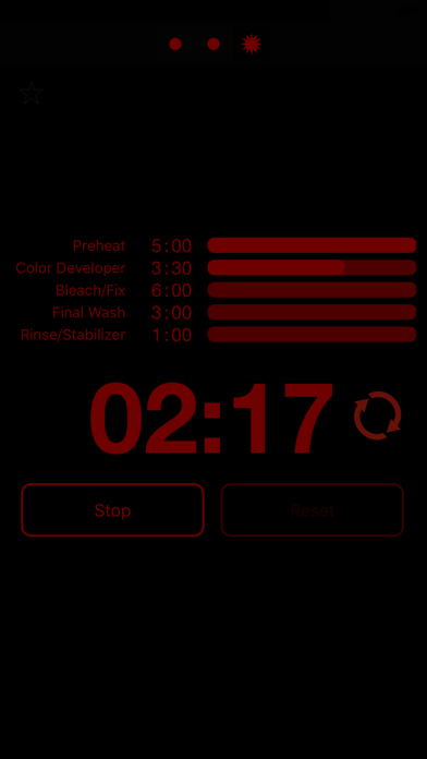 Darkroom Lab Timer Screenshot