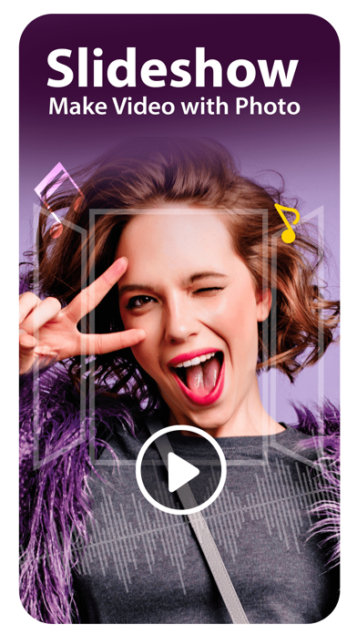 Screenshot #1 pour Slideshow-Make video via photo
