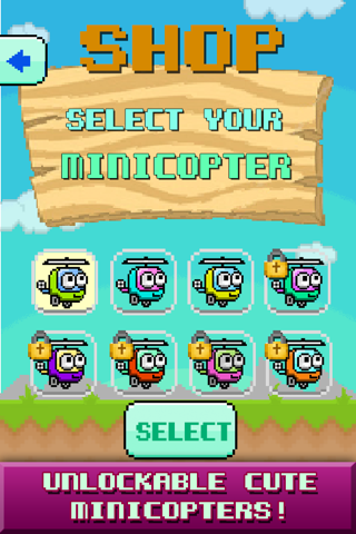 Mini copter: Fun swing action screenshot 3