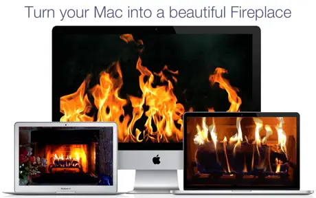 Fireplace Live HD+ Screensaver