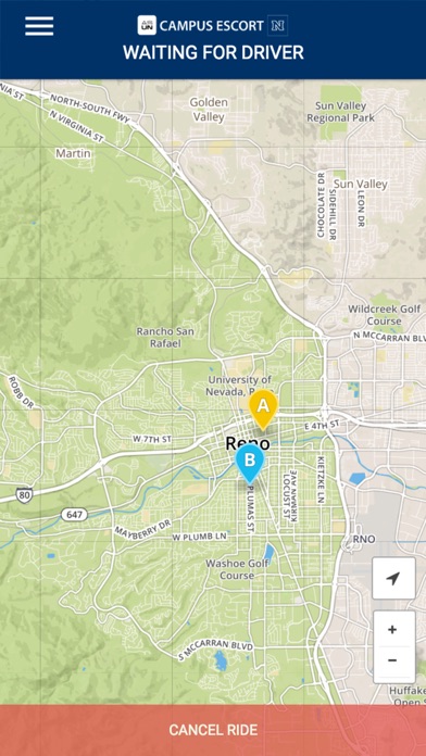 Nevada Campus Escort Screenshot
