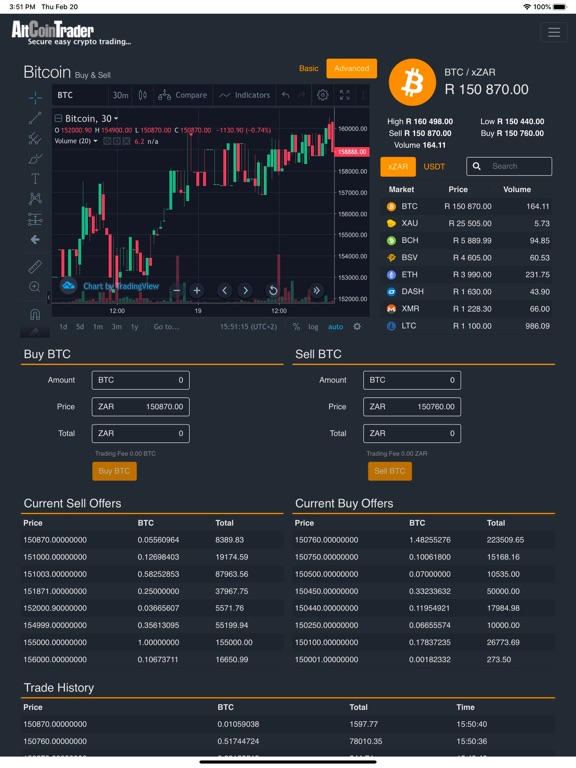 Screenshot #5 pour AltCoinTrader - Bitcoin Crypto