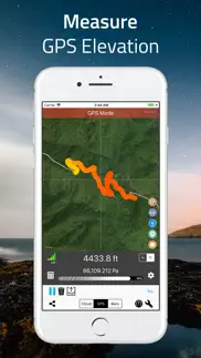 elevation - altimeter map iphone screenshot 3