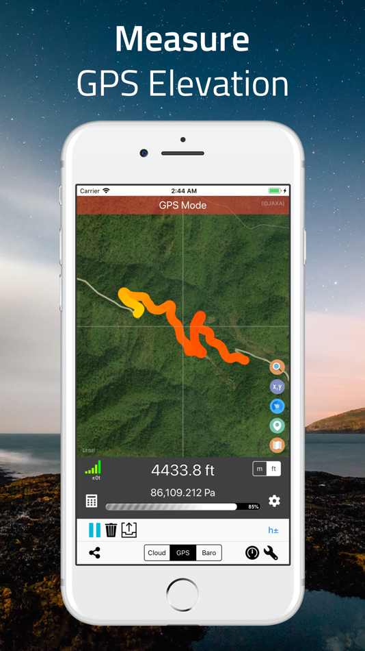 #3. Elevation - Altimeter Map (iOS) By: Mapnitude Company Limited