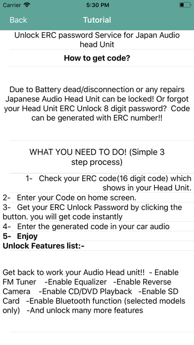 ERC Unlocker - ERC Calculator Screenshot