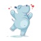 Cute rhino iMessage stickers, there are many pictures of different emotions, you can send our emoticons to express your mood when you chat with your friends, simple and convenient