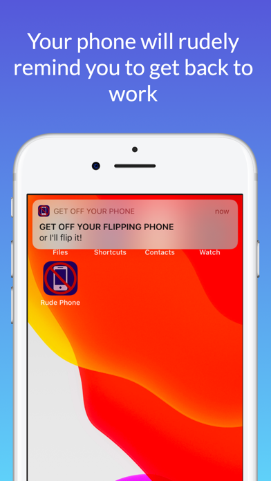 Screenshot #1 pour Rude Phone
