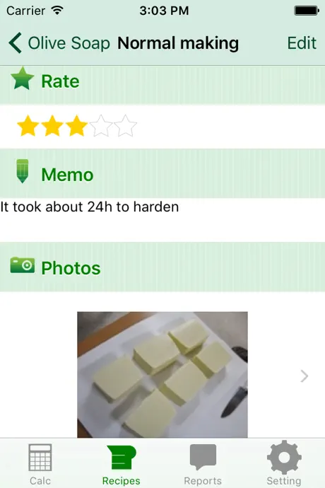 Handmade Soap Calculator