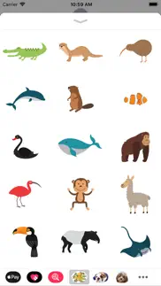 100 pegatinas de animales iphone capturas de pantalla 4