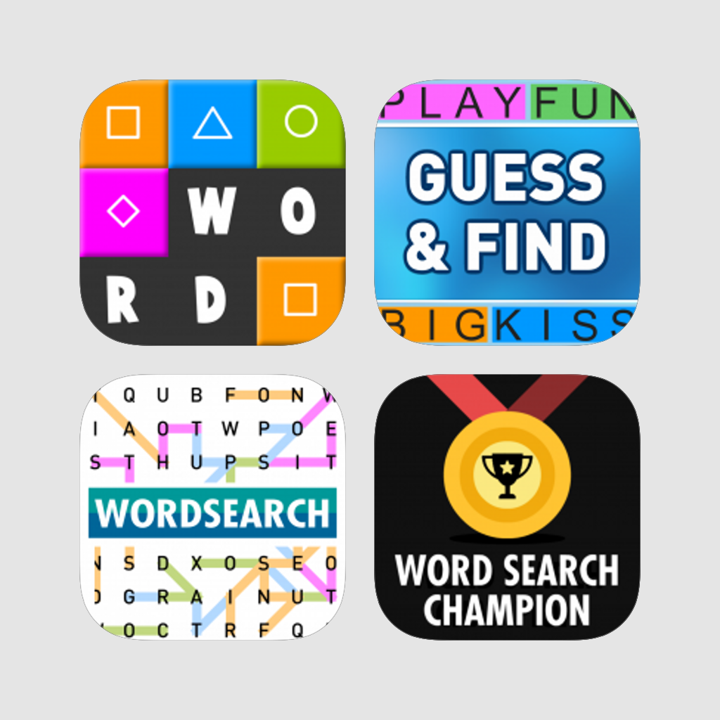 Get 4-in-1 Word Search Games BUNDLE #4 for iOS, iPhone, iPad Aso Report