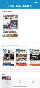 Fagersta-Posten e-tidning screenshot #1 for iPhone