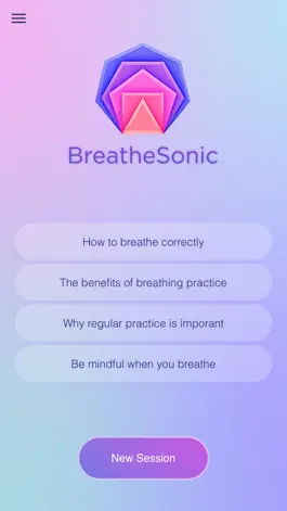 Game screenshot BreatheSonic: Learn to Breathe mod apk