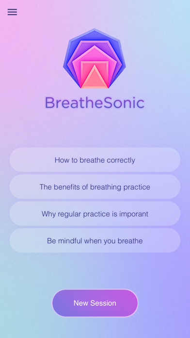 Screenshot #1 pour BreatheSonic: Learn to Breathe