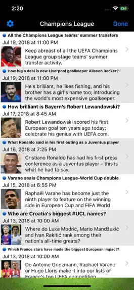 Game screenshot Football News & Live Scores apk