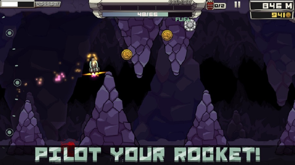 #2. Flop Rocket (iOS) 由: Butterscotch Shenanigans, Inc.