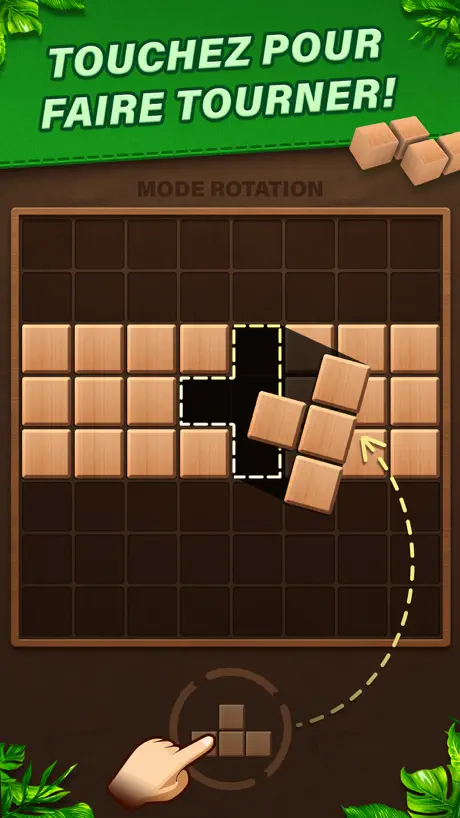 Fill Wooden Block Puzzle 8x8