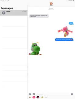 Yarn Yoshi & Poochy Stickers iPad image 2